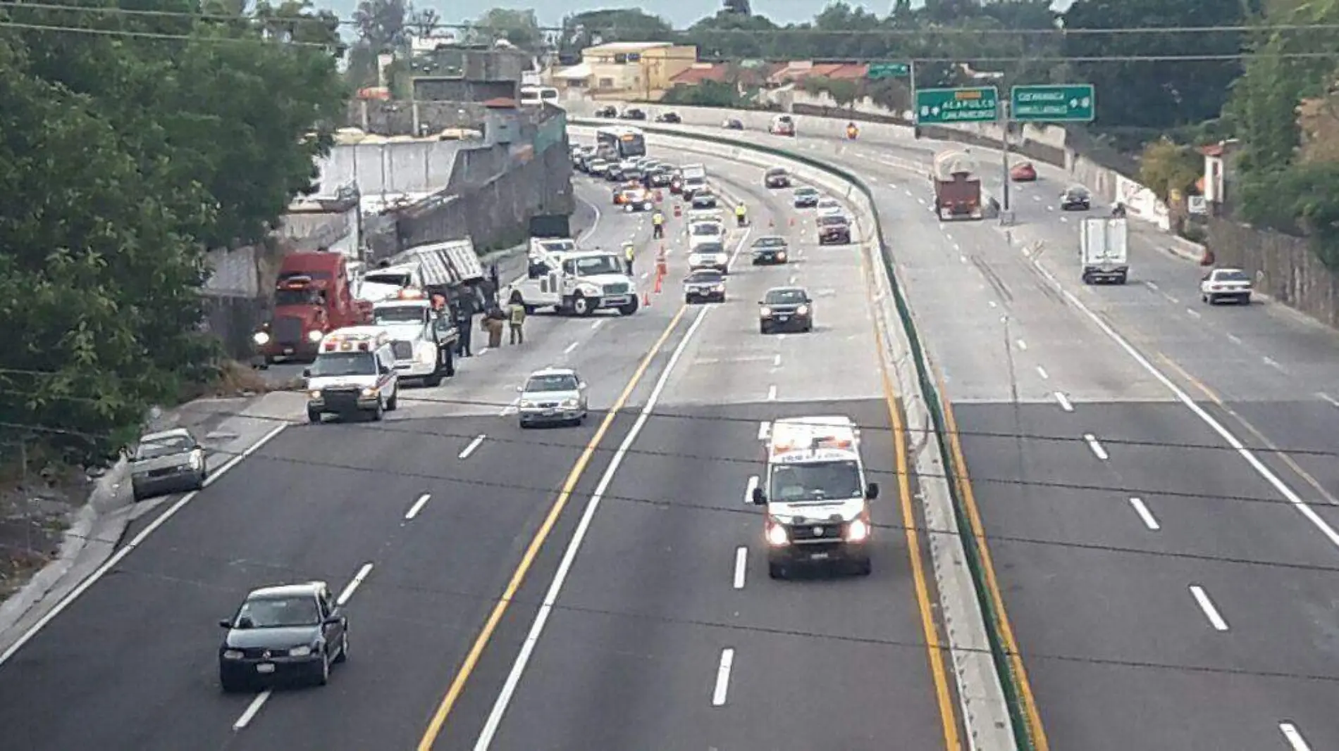 Accidente en el Paso Exprés